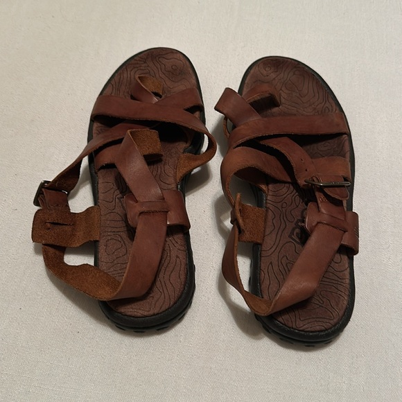 Teva brown leather sandals 🤎 - Picture 4 of 6
